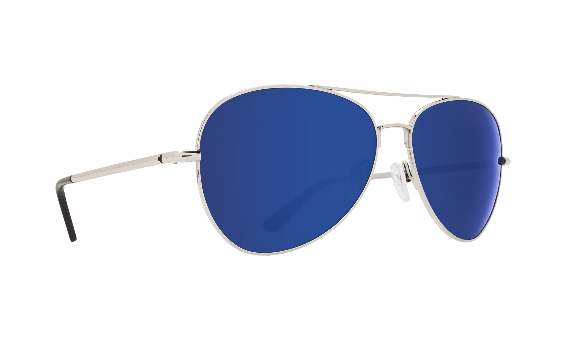 SPY Whistler Sunglasses  Happy Gray Green with Dark Blue Spectra Silver  58-14-140