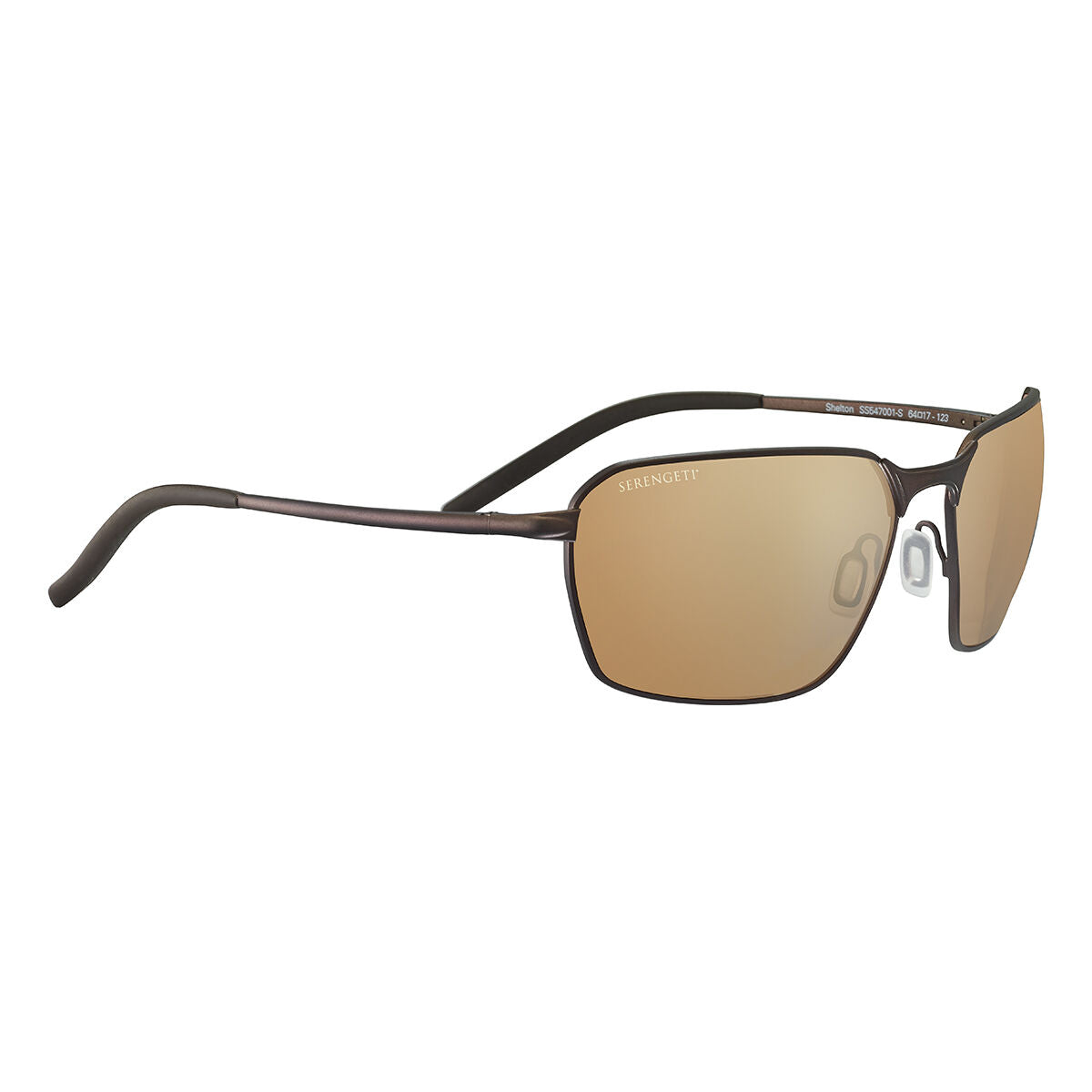 Serengeti Shelton Sunglasses  Matte Chocolate Brown One Size
