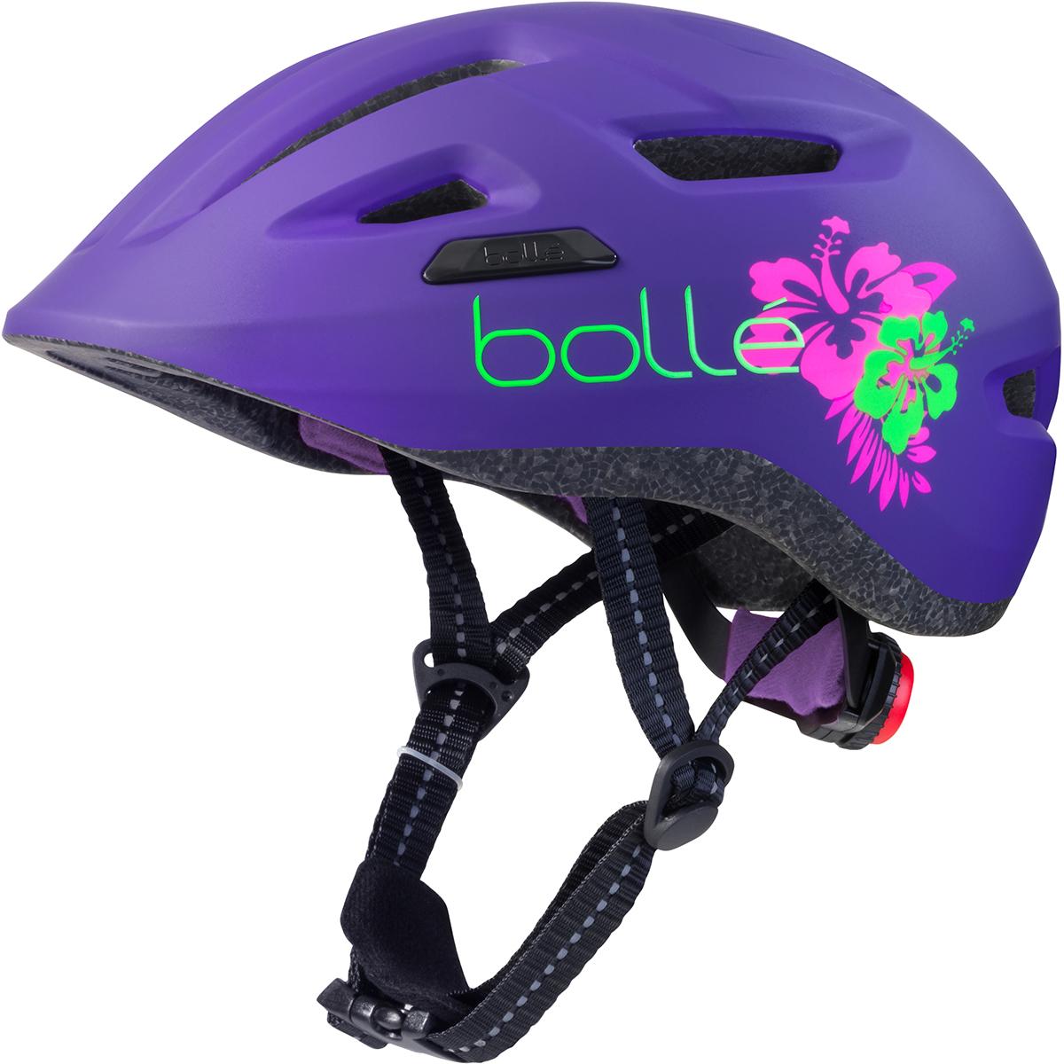 Bolle Stance Jr Cycling Helmet  Purple Flower Matte Extra Small XS 47-51