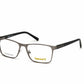 Timberland TB1578 Rectangular Eyeglasses 009-009 - Matte Gunmetal