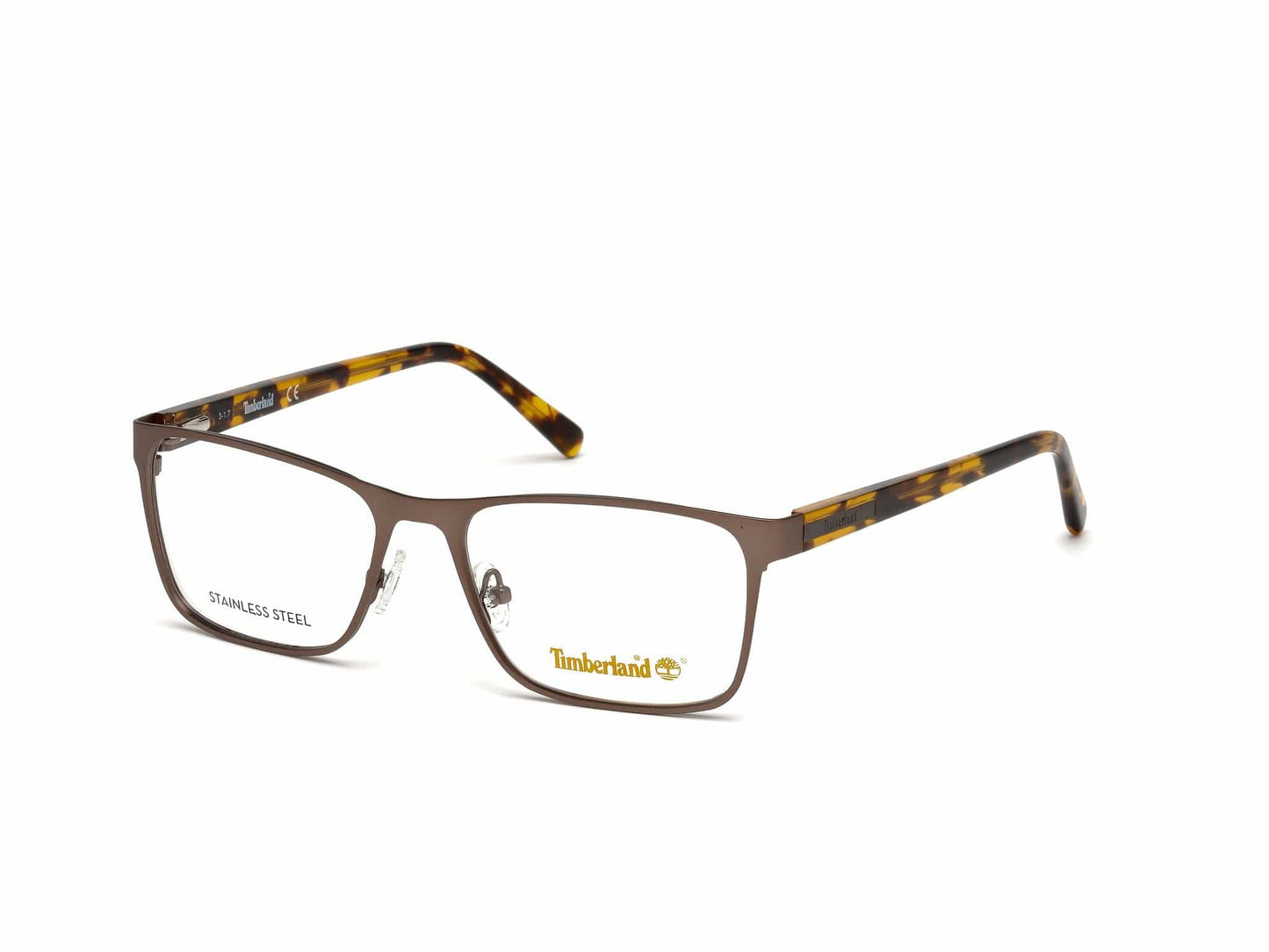 Timberland TB1578 Rectangular Eyeglasses 049-049 - Matte Dark Brown