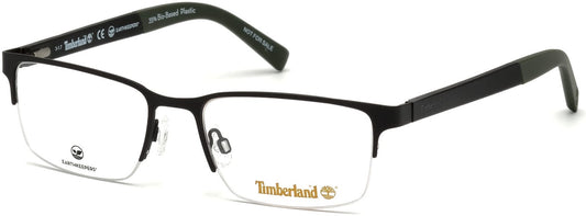 Timberland TB1585 Rectangular Eyeglasses 002-002 - Matte Black