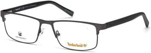 Timberland TB1594 Rectangular Eyeglasses 009-009 - Matte Gunmetal