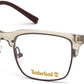 Timberland TB1601 Rectangular Eyeglasses 057-057 - Shiny Beige