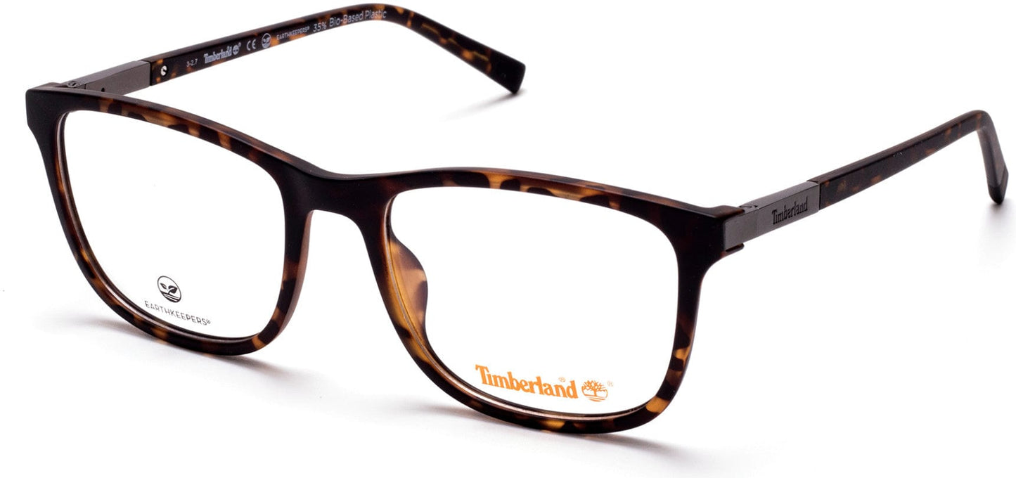 Timberland TB1603 Square Eyeglasses 052-052 - Dark Havana