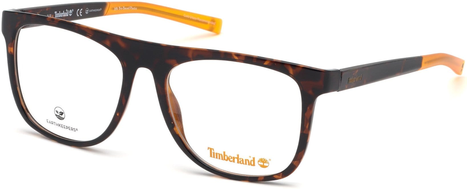 Timberland TB1610 Square Eyeglasses 052-052 - Dark Havana