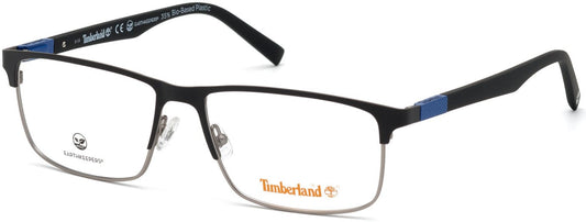 Timberland TB1651 Browline Eyeglasses 002-002 - Matte Black