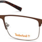 Timberland TB1651 Browline Eyeglasses 048-048 - Shiny Dark Brown