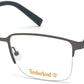 Timberland TB1653 Browline Eyeglasses 009-009 - Matte Gunmetal
