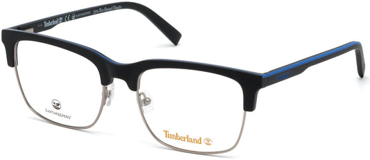 Timberland TB1655 Browline Eyeglasses 002-002 - Matte Black