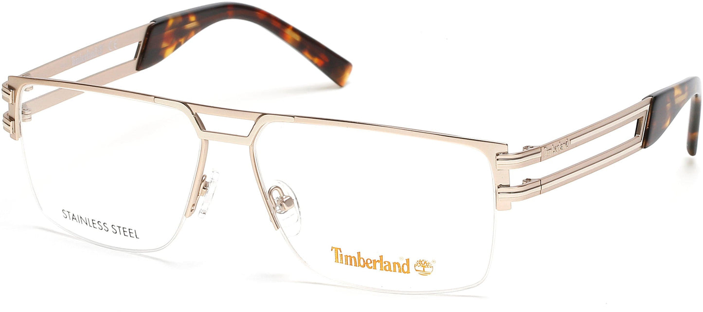 Timberland TB1700 Browline Eyeglasses 032-032 - Pale Gold