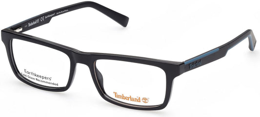 Timberland TB1720 Rectangular Eyeglasses 001-001 - Shiny Black