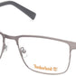 Timberland TB1721 Browline Eyeglasses 009-009 - Matte Gunmetal