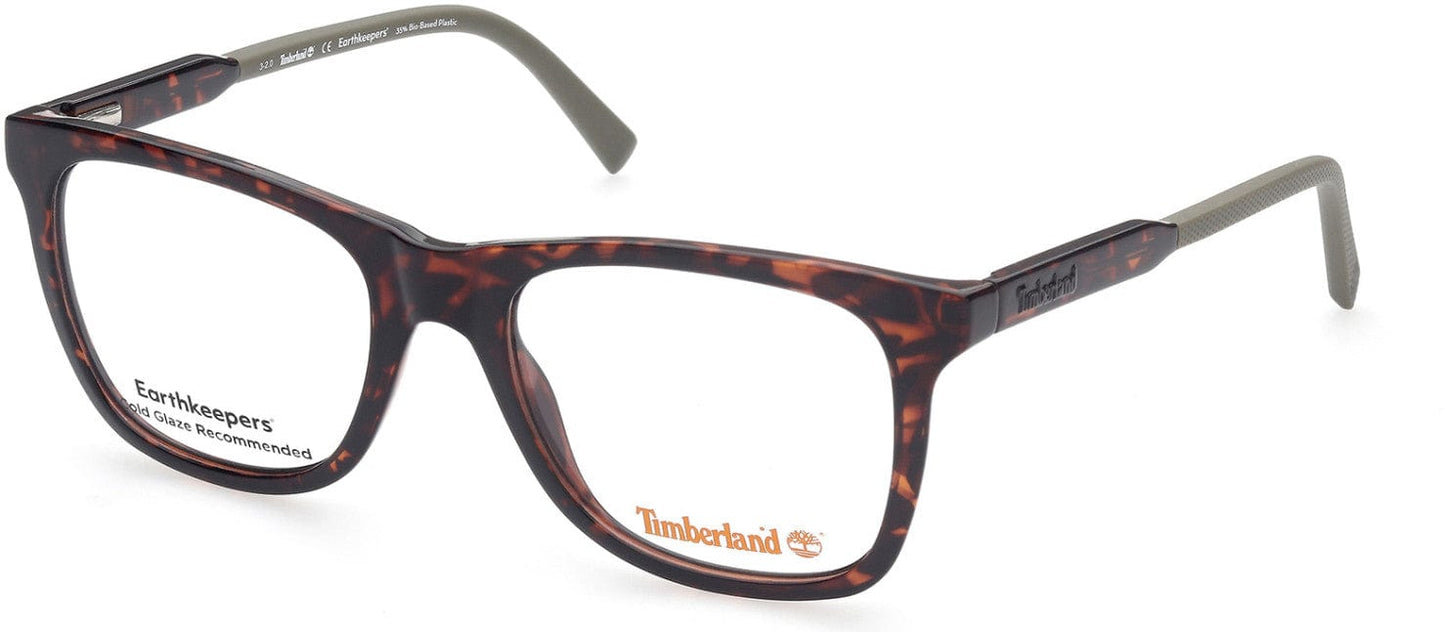 Timberland TB1723 Square Eyeglasses 052-052 - Dark Havana