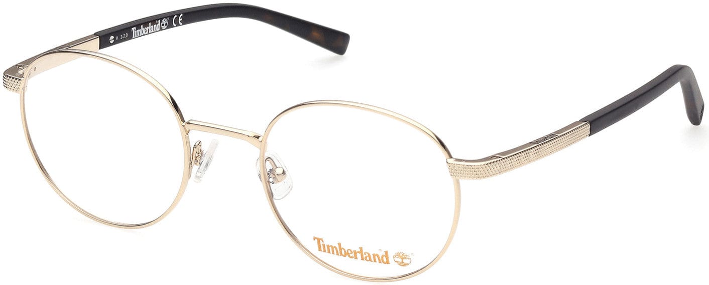 Timberland TB1724 Round Eyeglasses 032-032 - Pale Gold