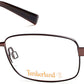 Timberland TB5064 Geometric Eyeglasses 049-049 - Matte Dark Brown