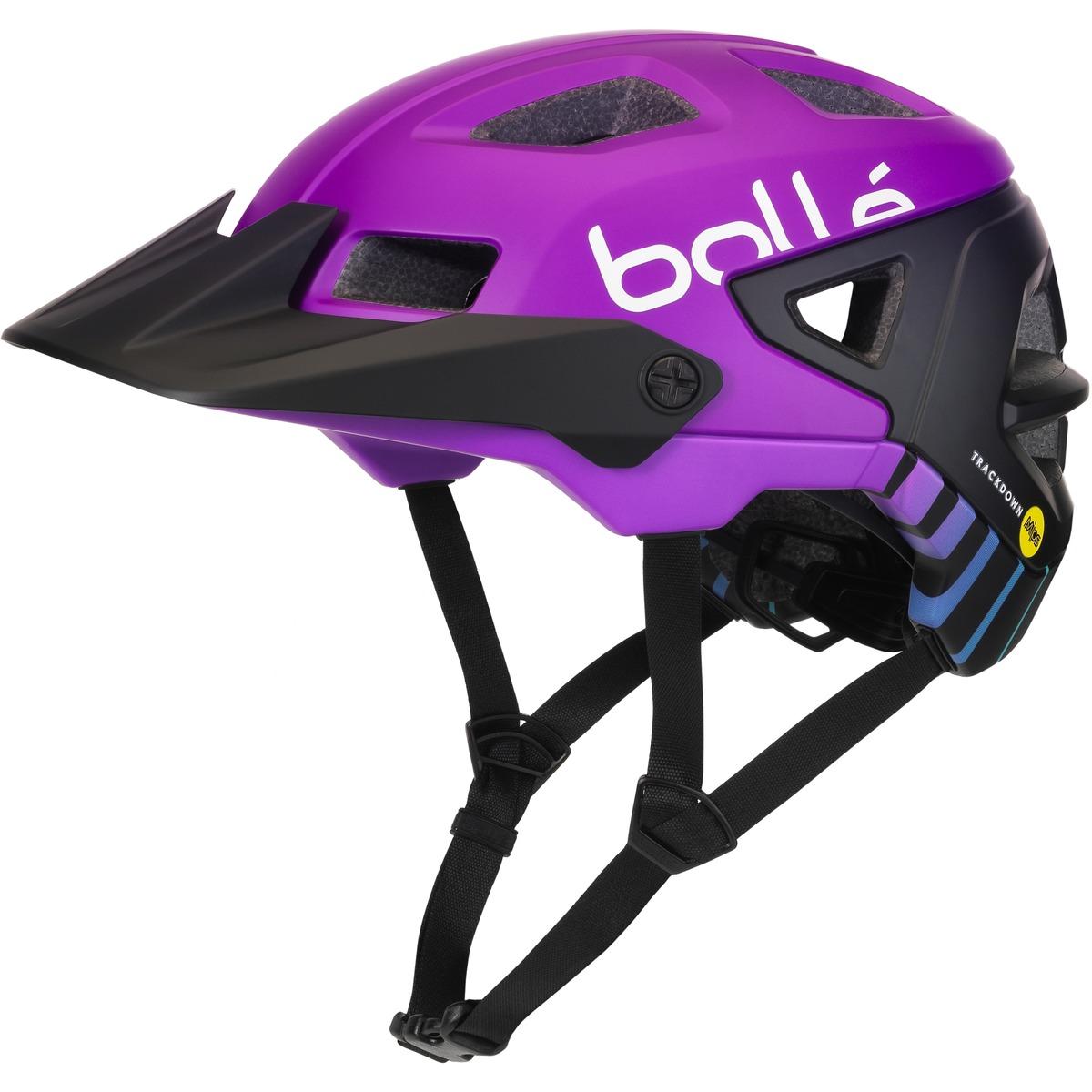 Bolle Trackdown Mips Cycling Helmet  Purple Gradient Matte Large L 59-62