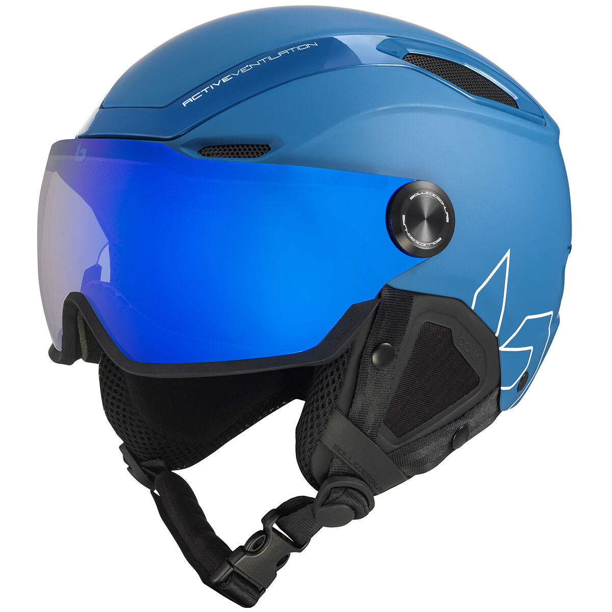 Bolle V-line Snow Helmets  Yale Blue Matte S 52-55