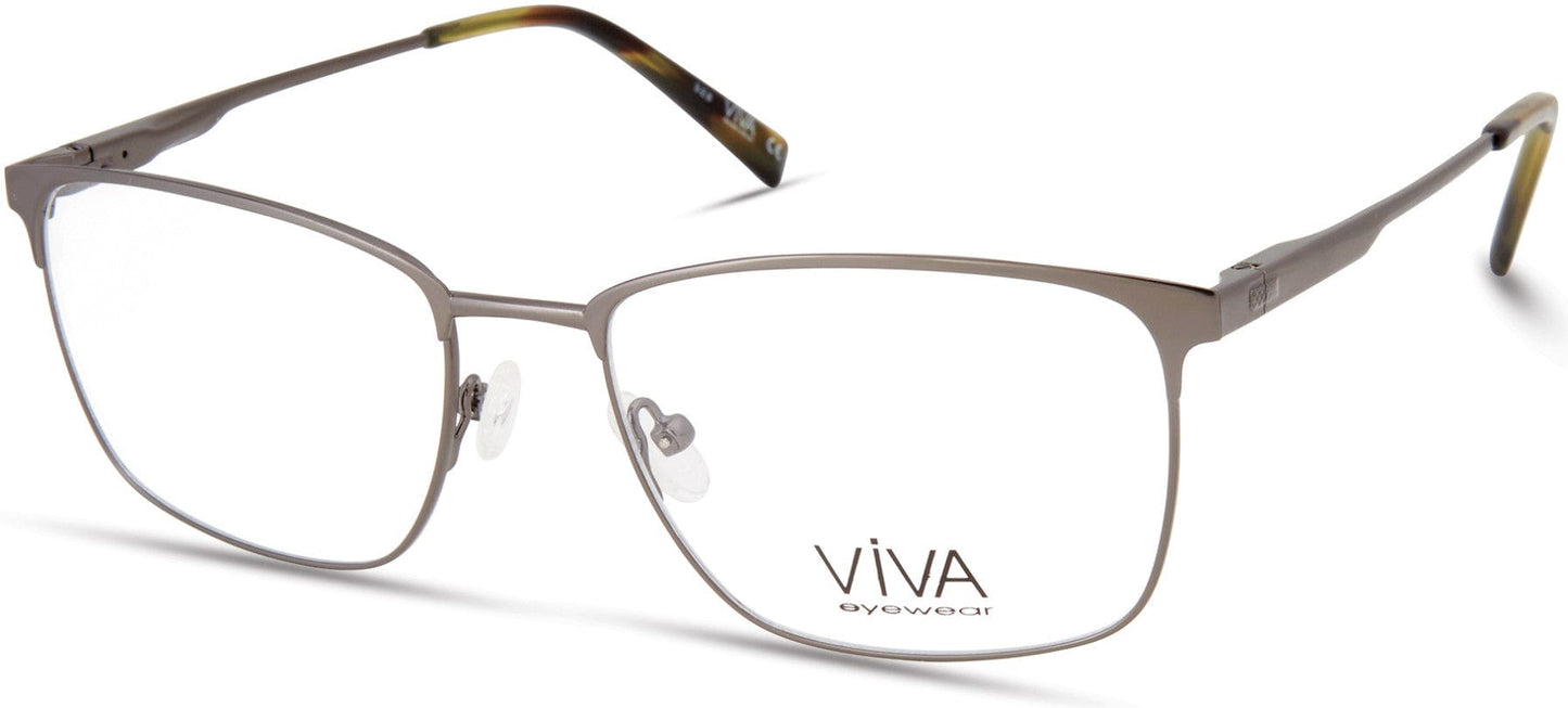 Viva VV4043 Rectangular Eyeglasses 009-009 - Matte Gunmetal