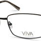 Viva VV4045 Rectangular Eyeglasses 005-005 - Black