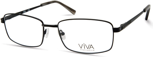 Viva VV4045 Rectangular Eyeglasses 005-005 - Black