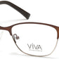 Viva VV4506 Eyeglasses 049-049 - Matte Dark Brown