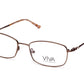 Viva VV4510 Eyeglasses 046-046 - Matte Light Brown