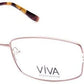 Viva VV4513 Geometric Eyeglasses 048-048 - Shiny Dark Brown