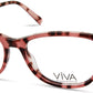 Viva VV4525 Square Eyeglasses 071-071 - Bordeaux