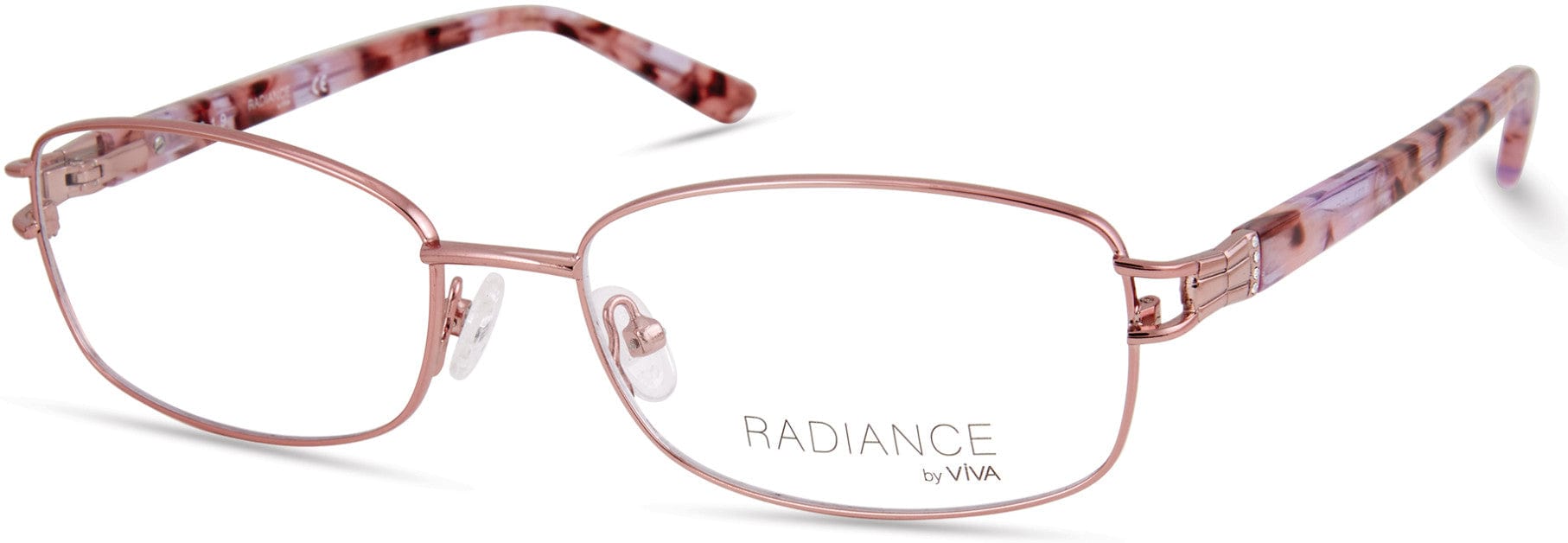 Viva VV8001 Rectangular Eyeglasses 072-072 - Shiny Pink