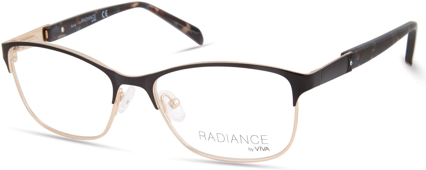 Viva VV8002 Square Eyeglasses 005-005 - Black