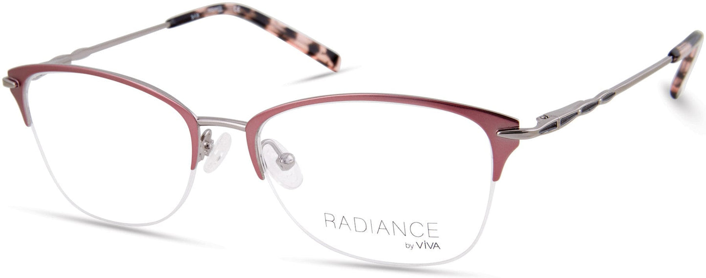 Viva VV8003 Square Eyeglasses 073-073 - Matte Pink