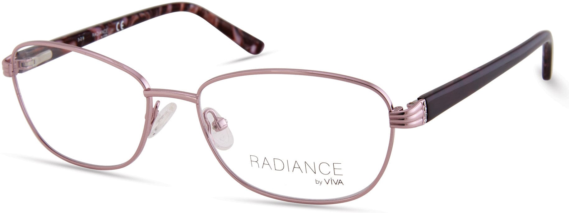 Viva VV8005 Oval Eyeglasses 072-072 - Shiny Pink