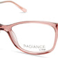 Viva VV8010 Geometric Eyeglasses 072-072 - Shiny Pink