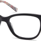 Viva VV8012 Square Eyeglasses 001-001 - Shiny Black