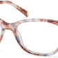 Viva VV8012 Square Eyeglasses 074-074 - Pink 