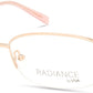 Viva VV8017 Rectangular Eyeglasses 028-028 - Shiny Rose Gold