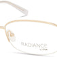 Viva VV8017 Rectangular Eyeglasses 032-032 - Pale Gold