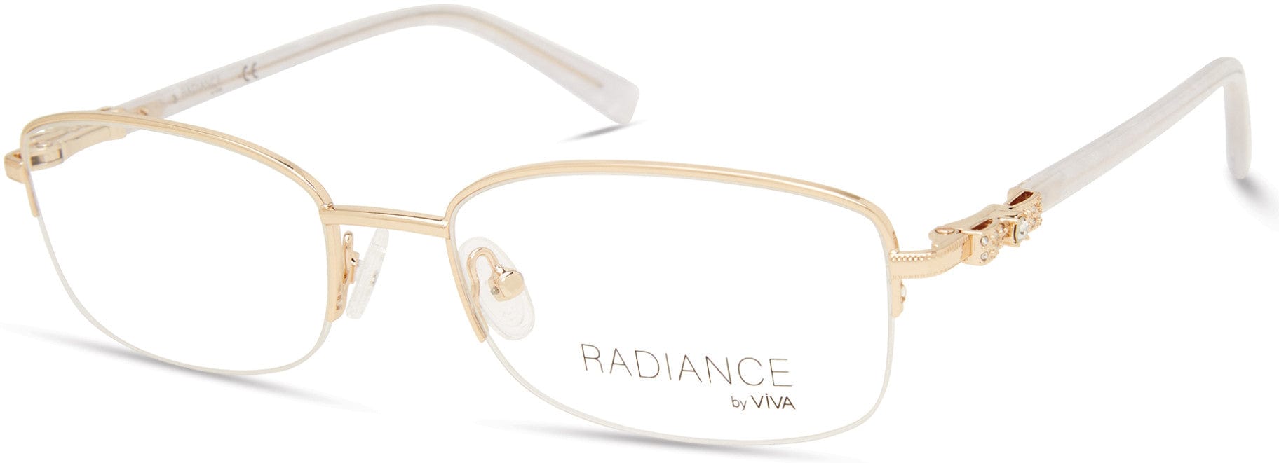 Viva VV8017 Rectangular Eyeglasses 032-032 - Pale Gold