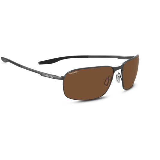 Serengeti Varese Sunglasses  Brushed Dark Gunmetal One Size