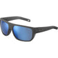 Bolle Vulture Sunglasses  Matte Crystal Grey Hd Polarized Offshore Blue One Size