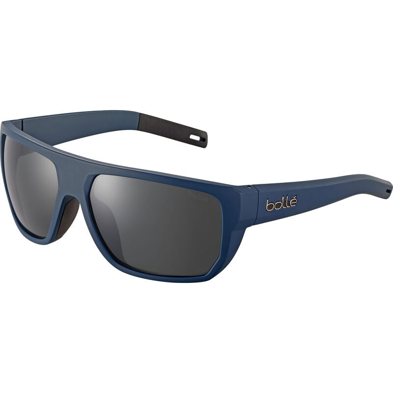 Bolle Vulture Sunglasses  Matte Navy Hd Polarized Tns Gun One Size