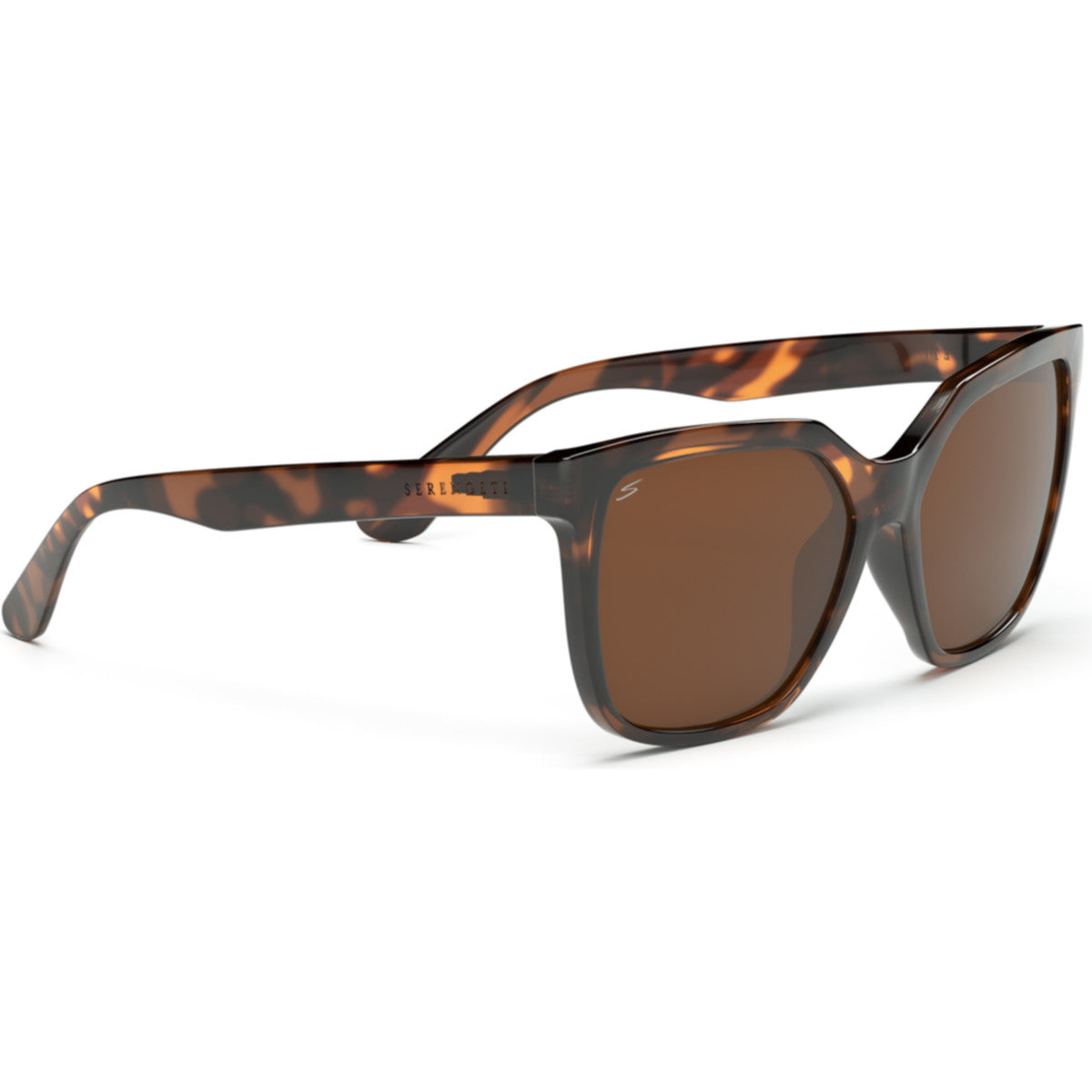 Serengeti Wakota Sunglasses  Shiny Tortoise Medium