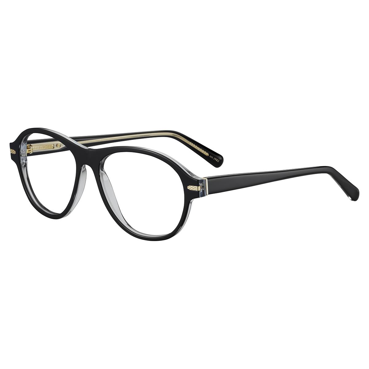 Serengeti Wilbour Optic Eyeglasses  Shiny Black Transparent Layer Medium
