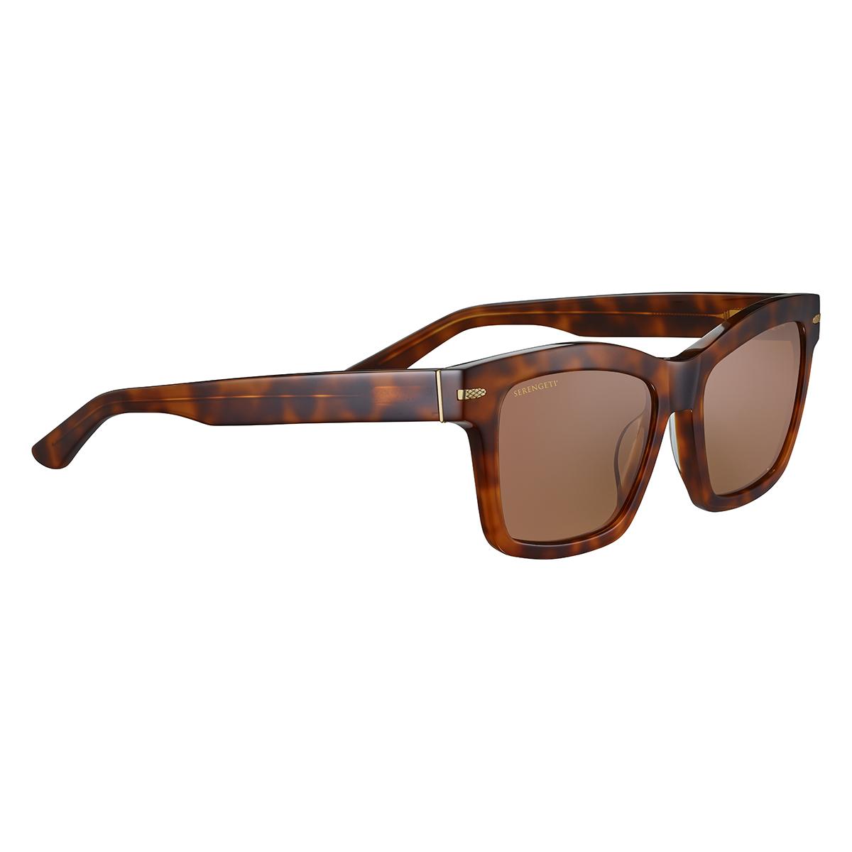 Serengeti Winona Sunglasses  Shiny Classic Havana Medium
