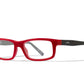 WILEY X WX Flip Eyeglasses  High Risk Red w/ Black Temples 48-16-135