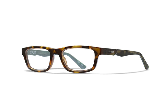 WILEY X WX Split Eyeglasses  Brown Demi 46-16-130