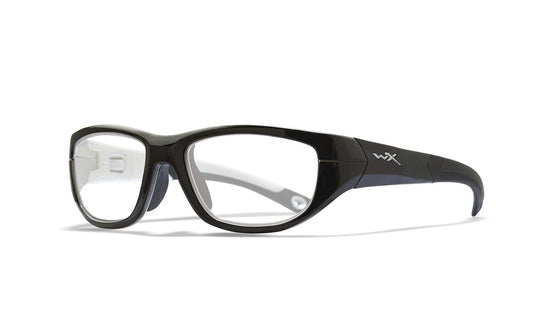 WILEY X WX Victory Sunglasses  Gloss Black with Aluminum Pearl 51-18-125