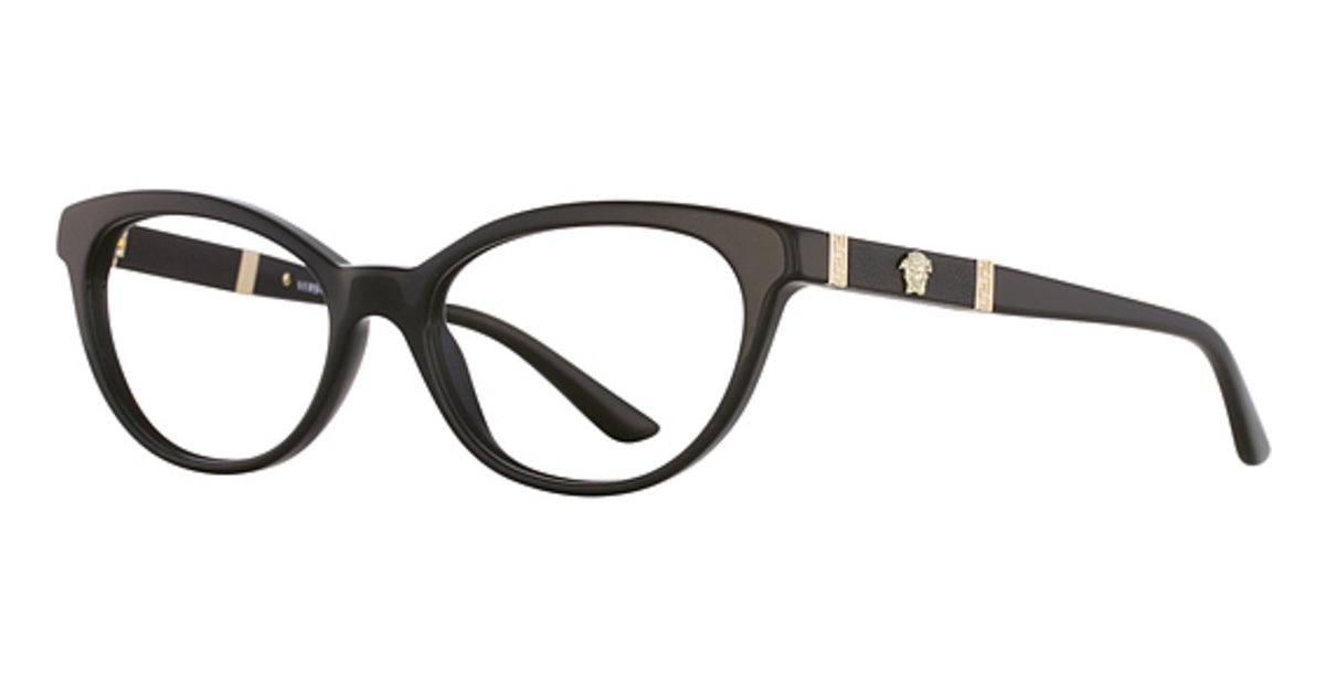 Versace VE3219Q Oval Eyeglasses