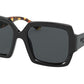 Prada Monochrome PR21x Square Sunglasses